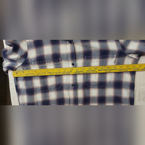 VANS Flannel Plaid Shirt Dark Academia Grunge Streetwear Staple - Picture 7 of 13